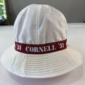 Cornell University Warden Brooks LTD Vintage Bucket Hat Size Medium Class of '53